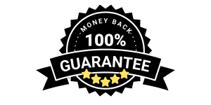 100% Guarantee Seal 100% Guaranteed Satisfaction or your money back